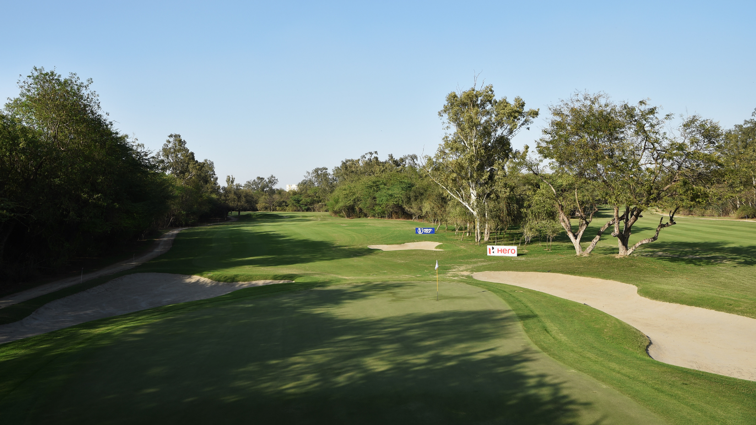 The fifth at Delhi Golf Club 