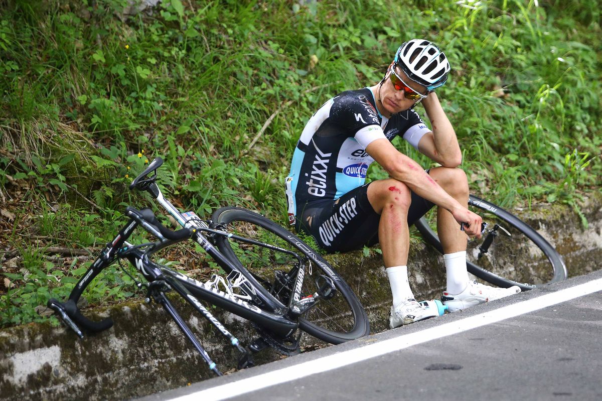 Gianni Meersman (Etixx-Quickstep) in no hurry after crashing on stage 3