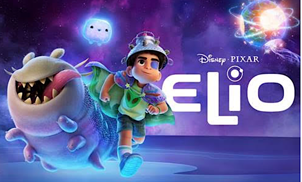 A space-loving kid and a chubby alien character from an animated film&#039;s promo art
