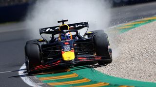 Max Verstappen of the Netherlands driving the (1) Oracle Red Bull Racing RB21 on track during practice ahead of the F1 Grand Prix of Australia at Albert Park Grand Prix Circuit on March 14, 2025 in Melbourne, Australia. 
