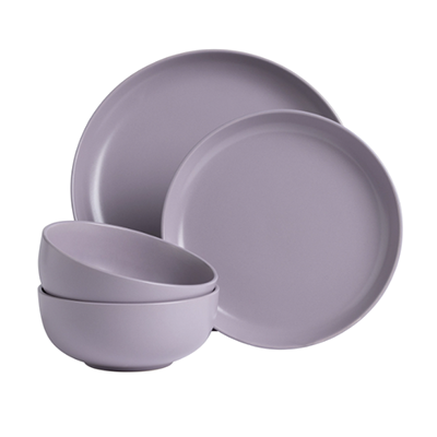 Habitat lilac plates and bowls