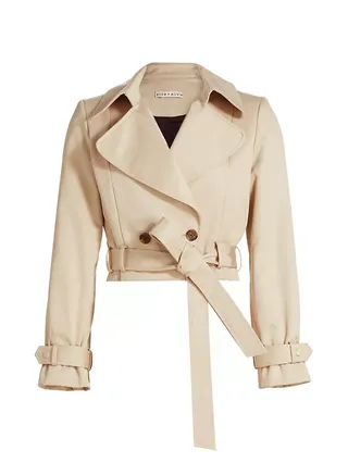 Hayley Cropped Trench Coat
