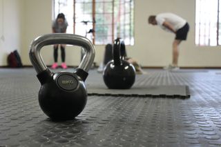 8kg kettlebell in a gym
