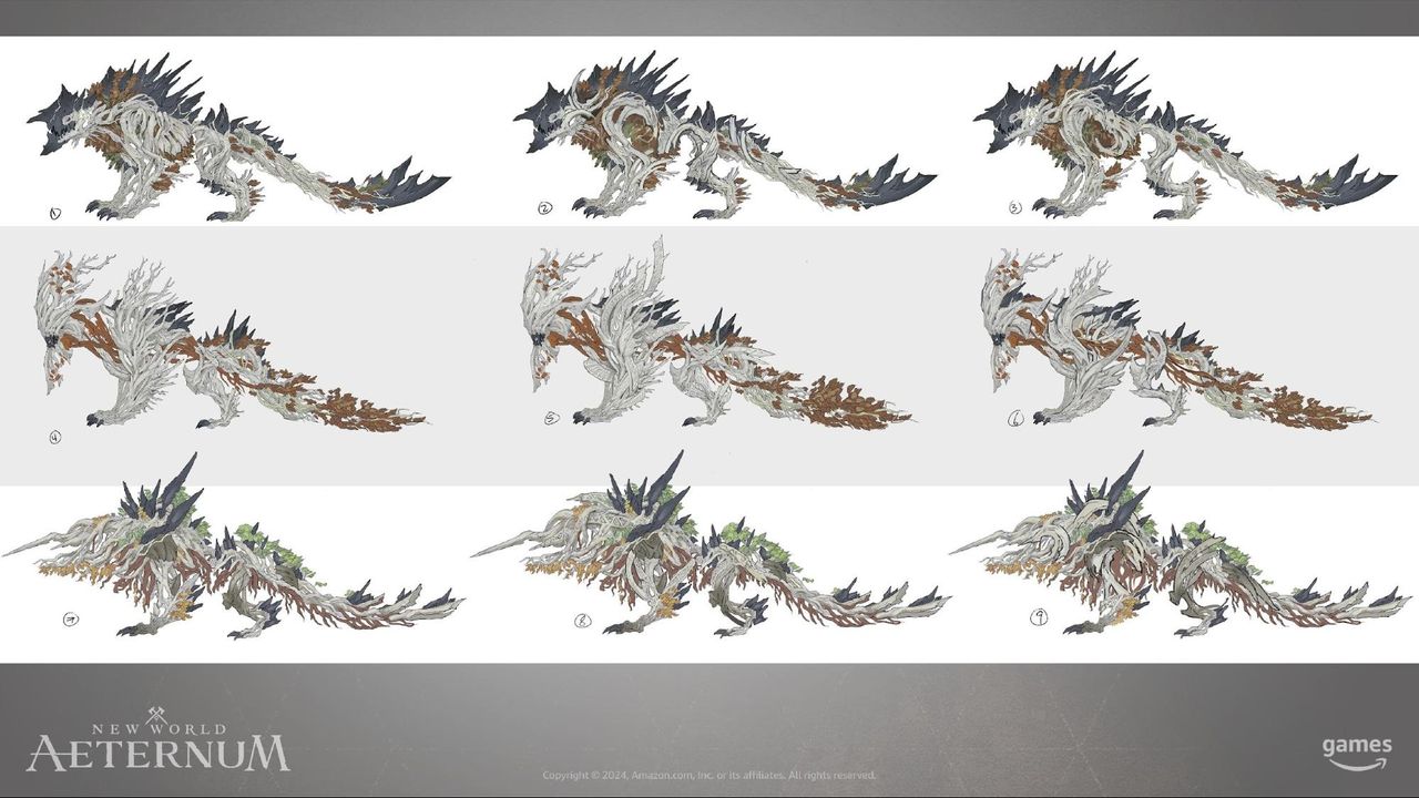 Amazon New World Aeternum; creature design