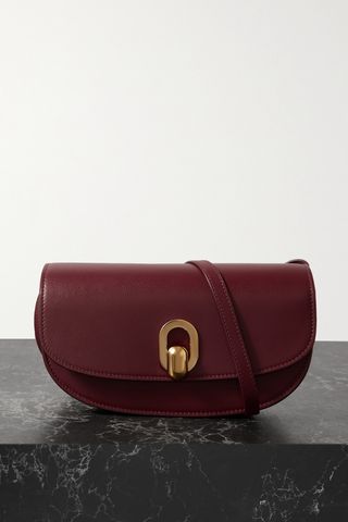 The Tondo Crescent Leather Shoulder Bag