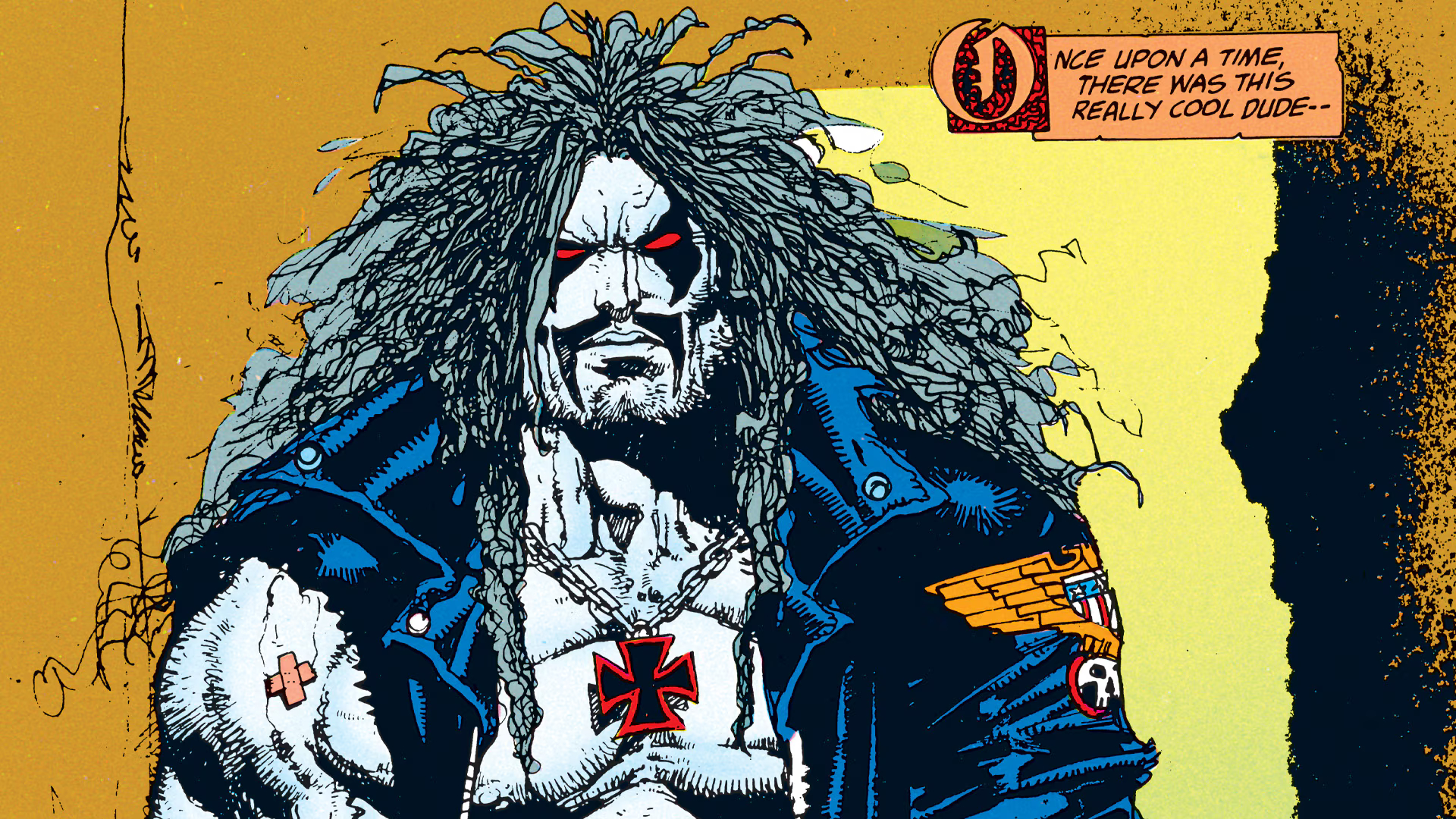 O caçador de recompensas alienígena Lobo é destaque nos quadrinhos.