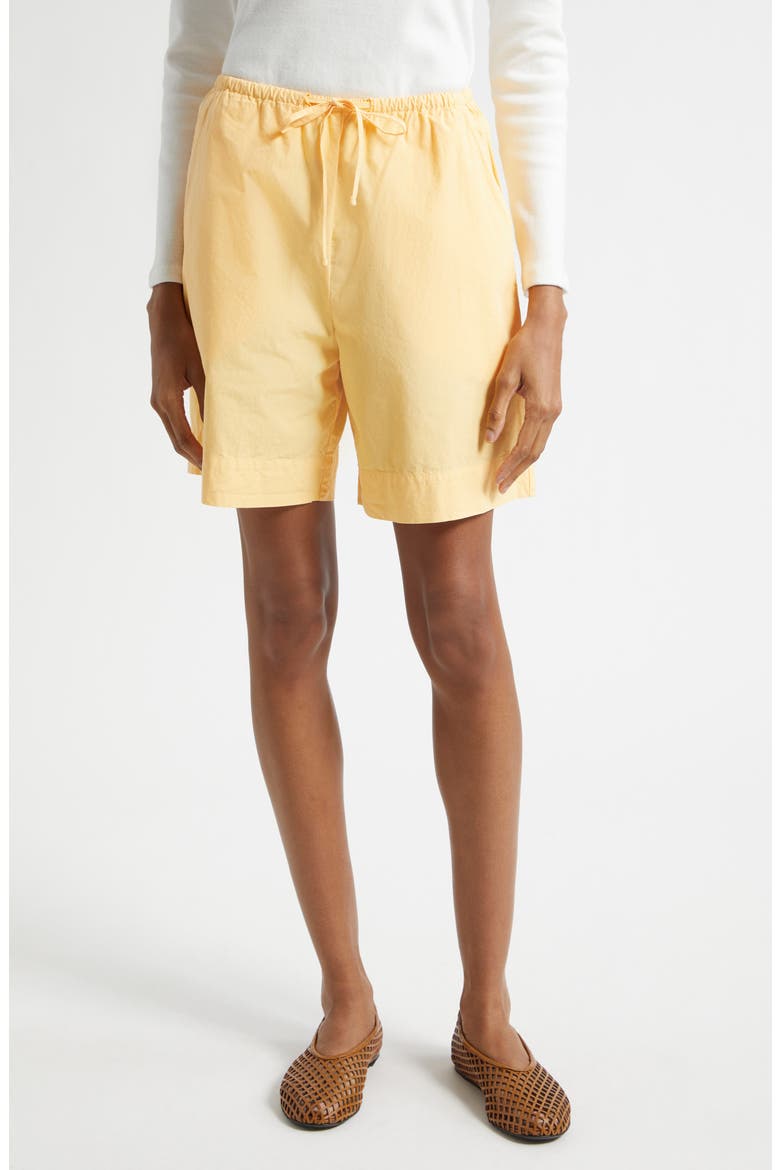 Kyoto Drawstring Waist Cotton Shorts