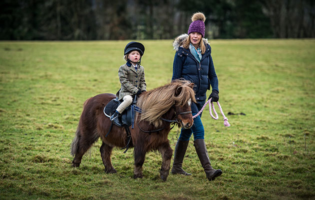 Tiny tots: the hunt attracts followers of all sizes