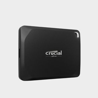 Crucial X10 Pro on a grey background