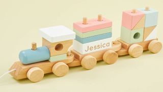 My 1st Years Personalised Wooden Train