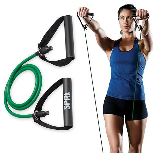 SPRI Xertube Resistance Bands With Handles&mdash;Light