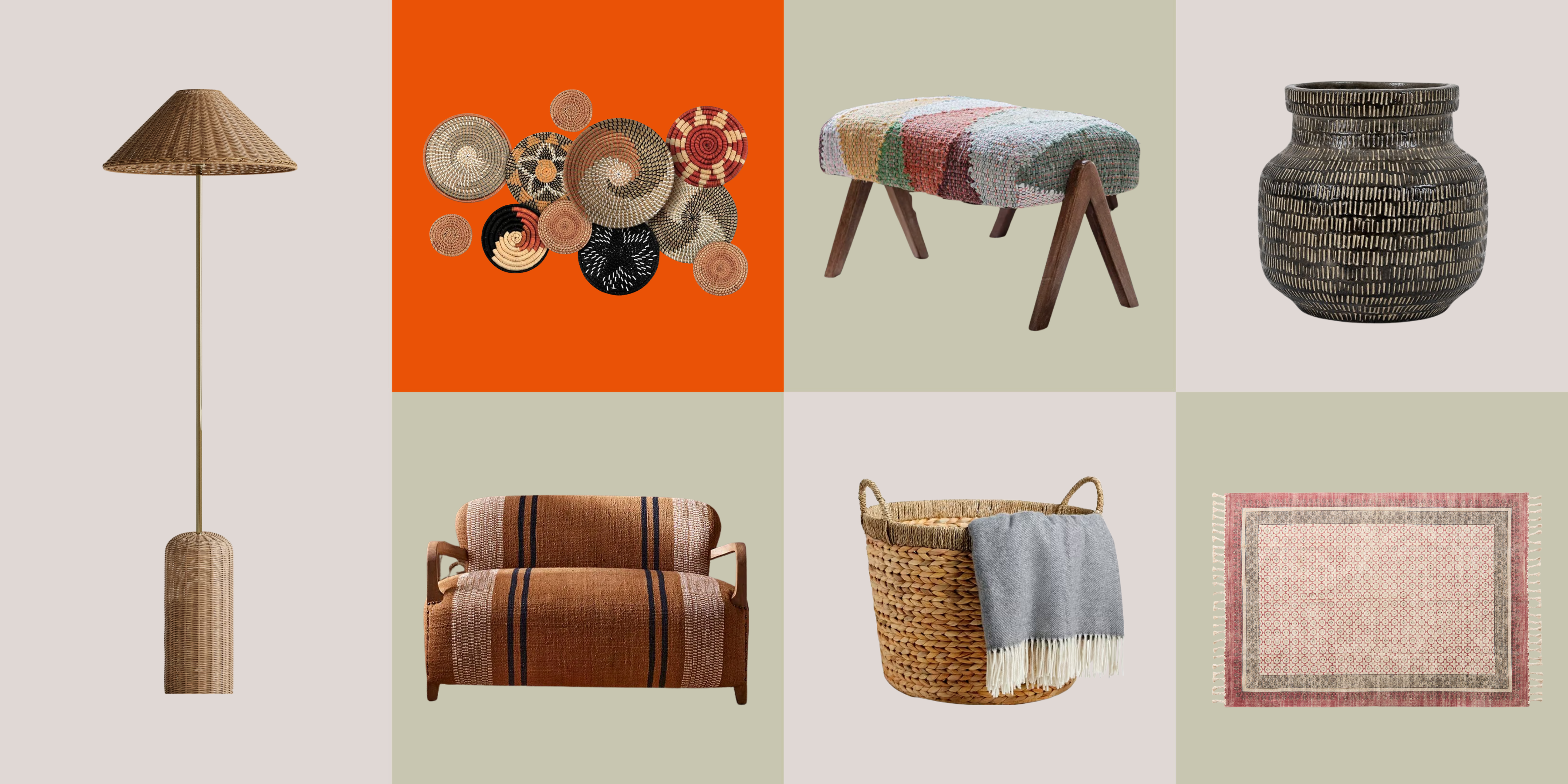 Bohemian Living Room Collection