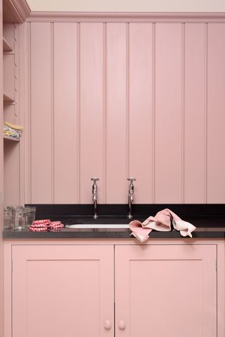 Pink cabinets can pack a punch