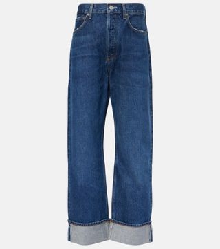 Fran Mid-Rise Straight Jeans