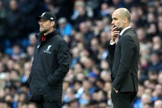 Klopp and Guardiola look set to contest the Premier League title once again