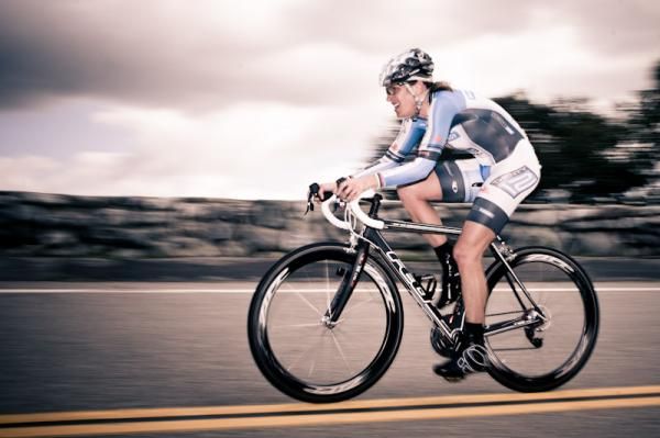 Kristin Armstrong (Peanut Butter &amp; Co) out of retirement and blasting to a third place on the day.