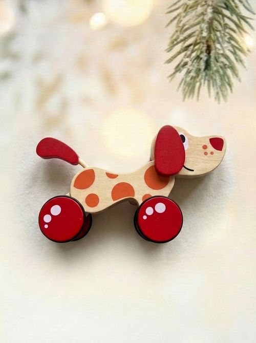 Hape Walk-A-Long Puppy Wooden Pull Toy