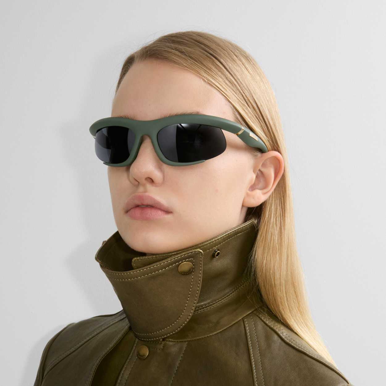 Active Sport Sunglasses in Forest Green - Women | Burberry® Official