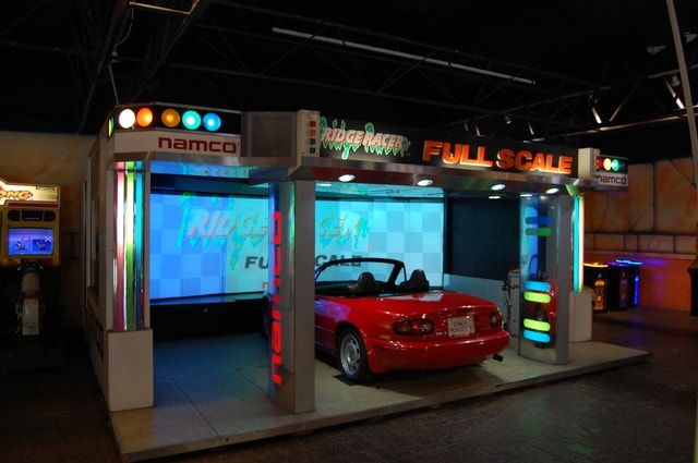 The spectacular 3-screen Ridge Racer arcade sim left to rot, and the ...