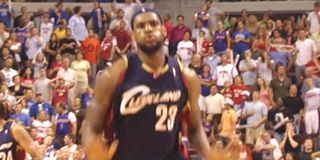 Lebron James during the 2007 NBA Playoffs