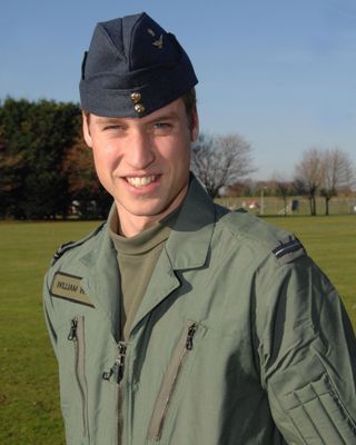 CRANWELL- JANUARY 7: Prince William begins an intensive RAF course to learn how to fly on January 7, 2007 in Cranwell, England. Picture shows the Prince undertaking pre-training tests with the RAF in November 2007. (Photo by Anwar Hussein Collection/WireImage)