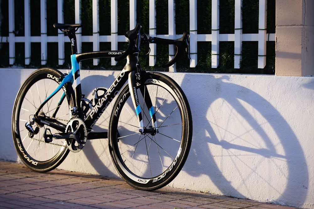 The Pinarello Dogma F8 is one of the most recognizable bikes in the pro peloton