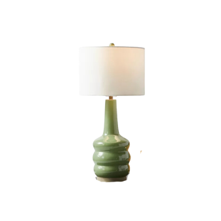 Sage green lamp