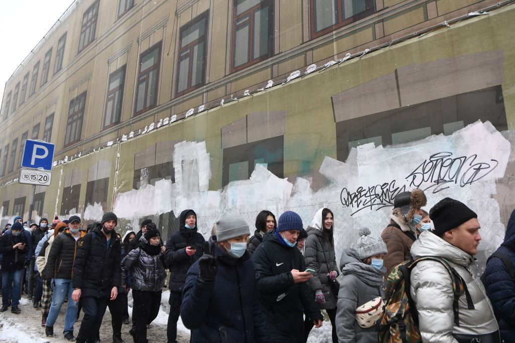 Protest in Moscow.