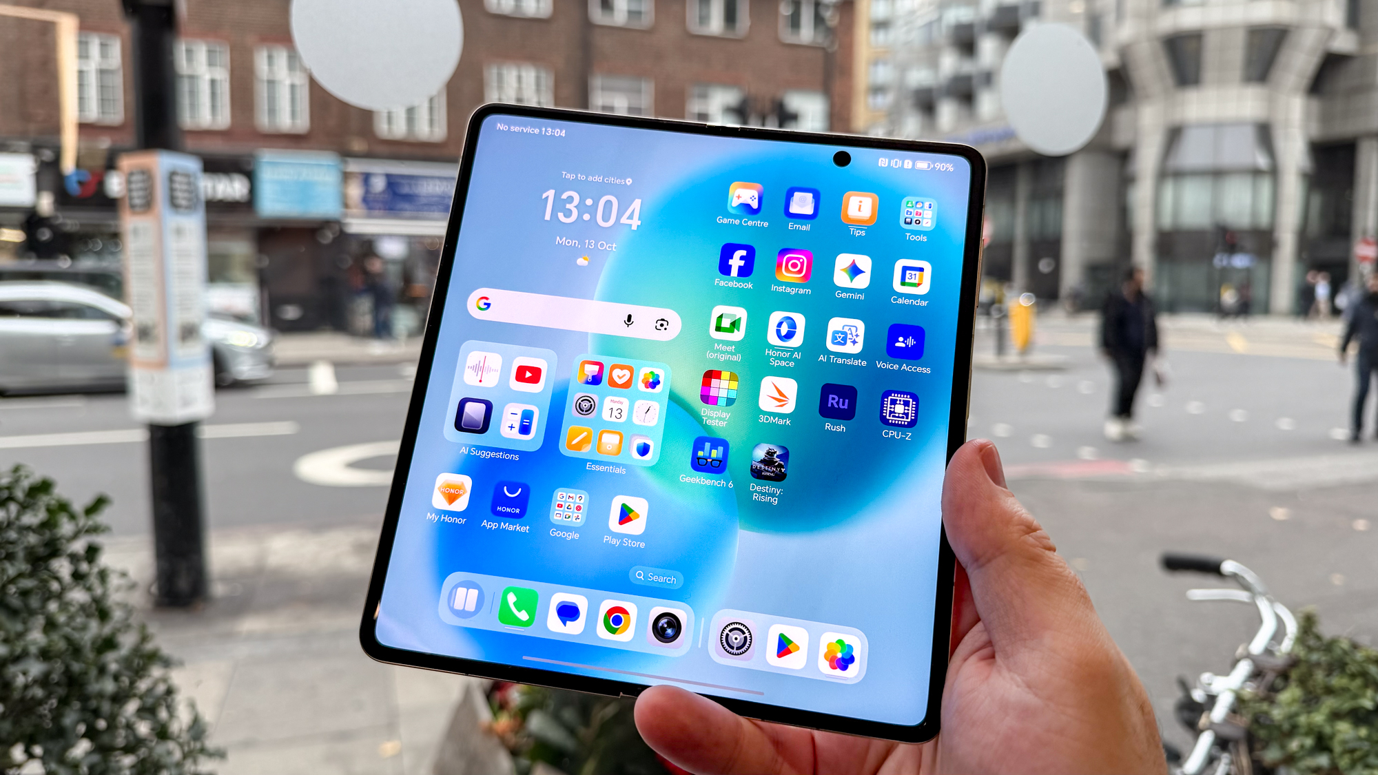 Honor Magic V5 unfolded