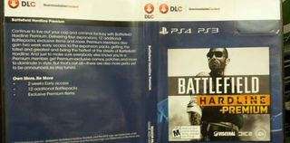 Image of GameStop's Battlefield Hardline Premium packaging
