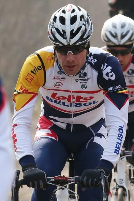 Lotto Belisol hope Jurgen Roelandts. The team will be hoping he can back up his podium performance from the Tour of Flanders
