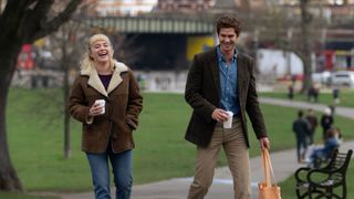 Florence Pugh and Andrew Garfield in We Live in Time