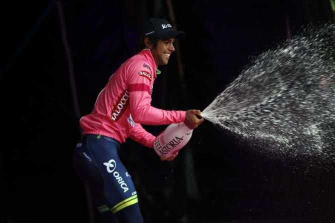Michael Matthews (Orica - GreenEDGE) now leads the Giro d'Italia