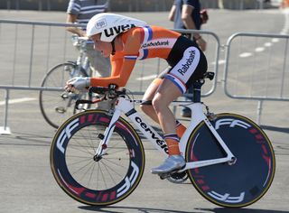 Floortje Mackaij at the junior womens TT World Championship 2013