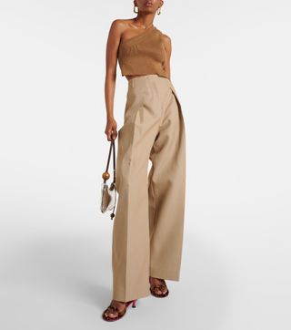 Le Pantalon Ovalo Barrel-Leg Pants