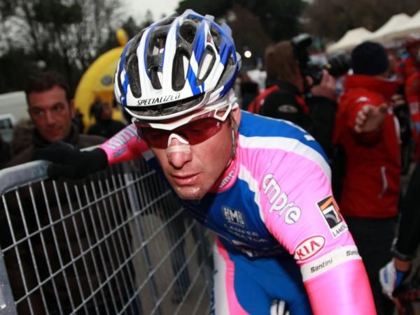 Alessandro Petacchi (Lampre) is still recovering from his training crash and didn't feature in the sprint today