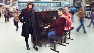 Mika, Claudia Winkleman and Lang Lang in competition series The Piano