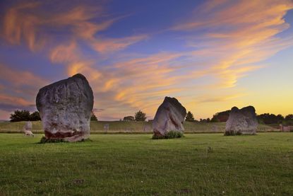 Avebury stone circle, Wiltshire.