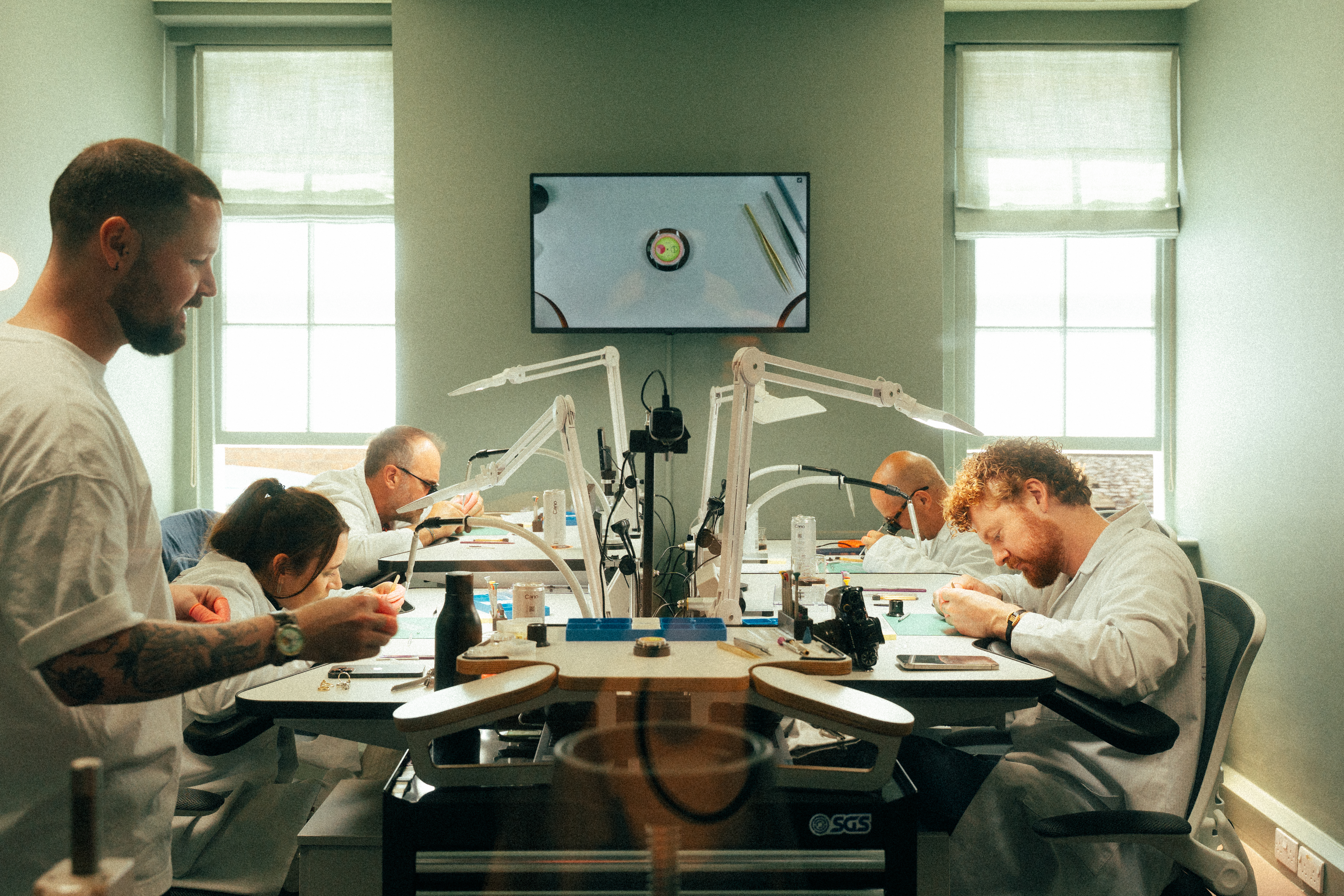People making watches