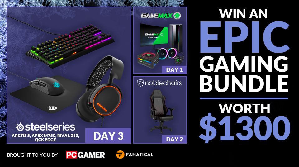 The final prize in our Fanatical giveaway is a set of SteelSeries