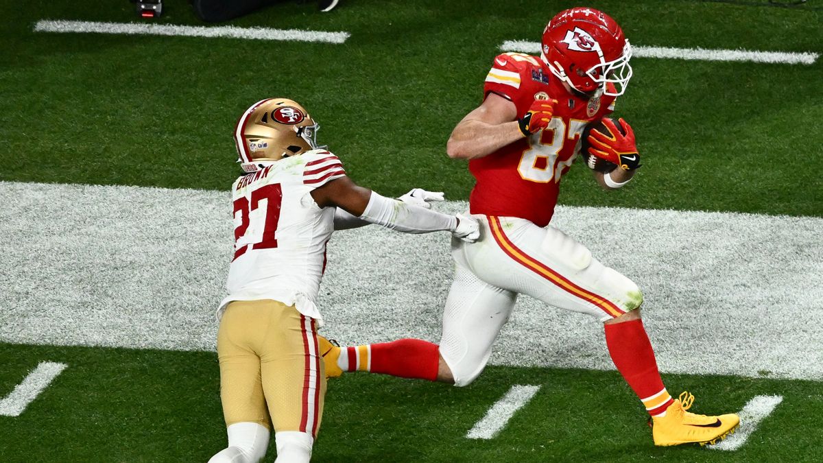 Travis Kelce in Super Bowl