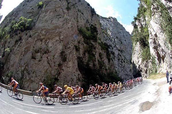 The scenery was stunning in stage 14.
