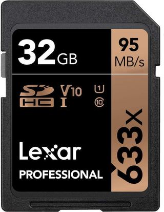 Lexar Professional 633x 32gb Sd Card
