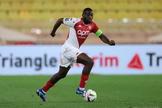 Manchester United target Youssouf Fofana of AS Monaco during the Ligue 1 Uber Eats match between AS Monaco and Stade Brestois 29 at Stade Louis II on November 05, 2023 in Monaco, Monaco. (Photo by Jonathan Moscrop/Getty Images)