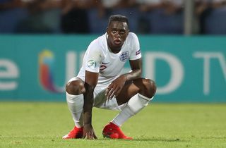 Aaron Wan-Bissaka represented England Under-21s at the European Championships