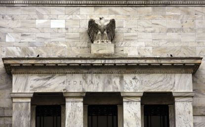 The Federal Reserve building.