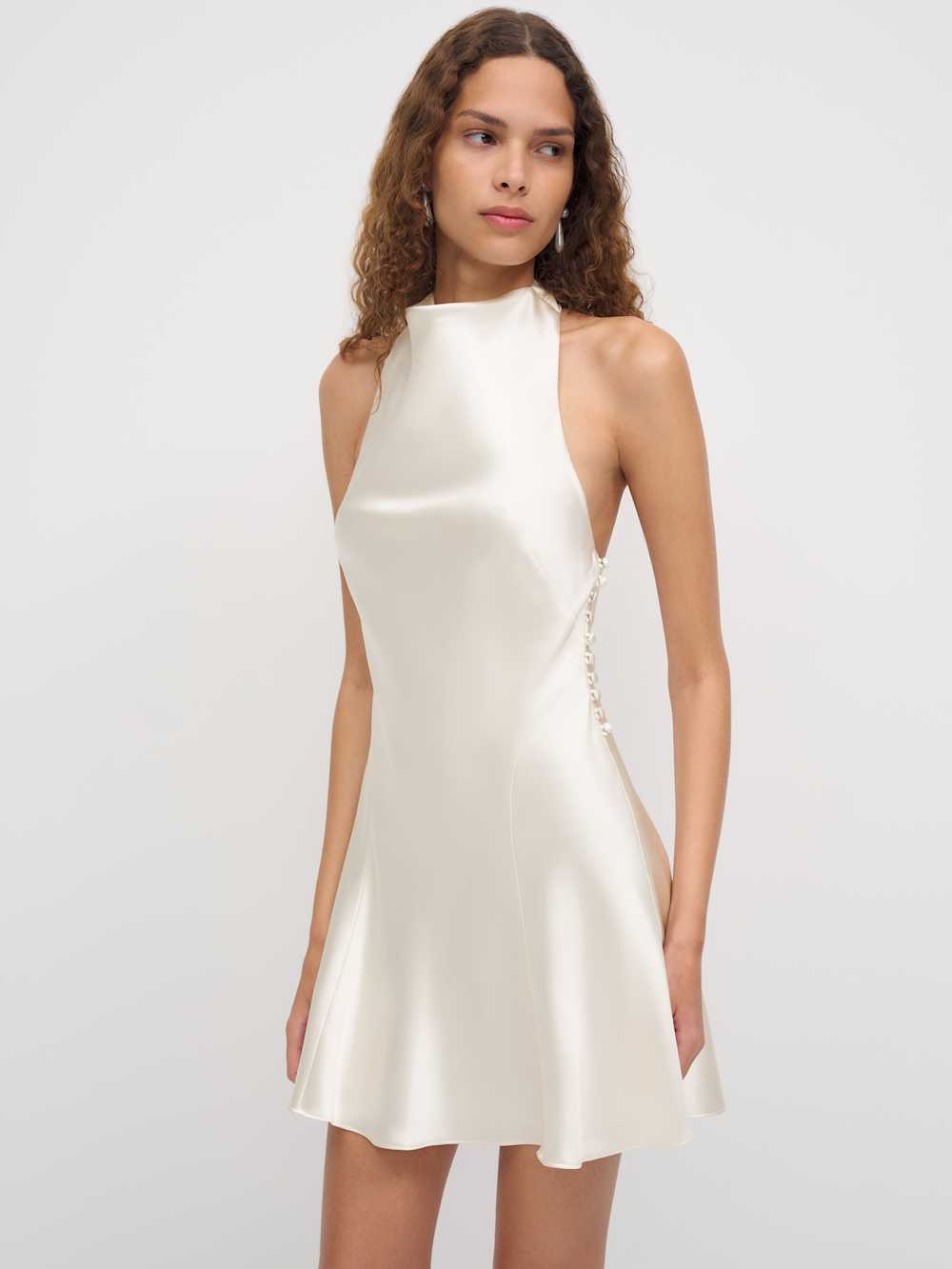 Roy Silk Mini Dress