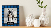 Frisco Personalized Plaid Gallery-Wrapped Canvas
Add your beloved pooch to your home décor with this personalized piece of wall art featuring your own pet. This customizable, gallery-wrapped canvas wall piece comes ready to hang and ready to bring you the warm fuzzies as soon as you see it. 
Pick your favorite photo of your pet, add some custom text, such as their name or a cute saying, and receive a personalized keepsake for you or the pet lover on your list to cherish.
