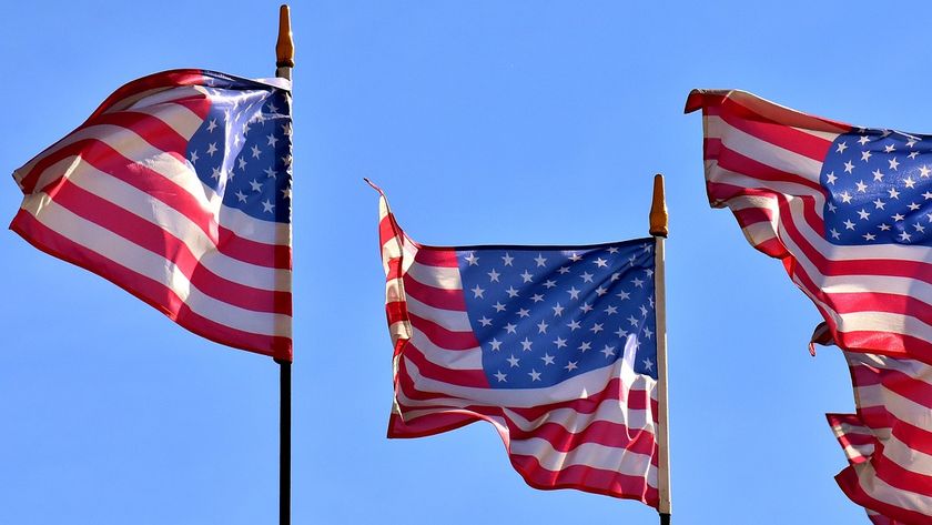 US flags