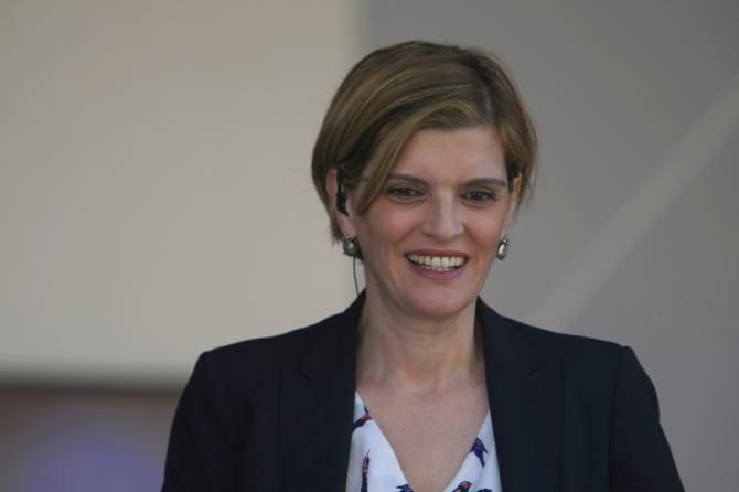Italian TV journalist Alessandra De Stefano